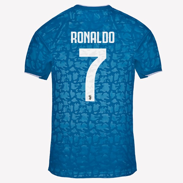 Camiseta Juventus NO.7 Ronaldo 3ª 2019-2020 Azul